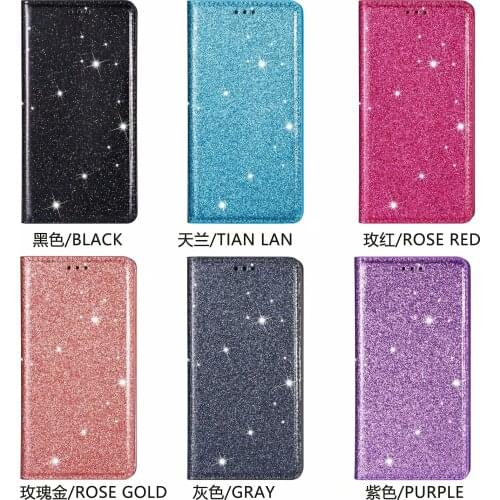 Luxury Bling Glitter Case For Huawei P20 P30 P40 Pro Lite P Smart 2019 Y6 Y7 2019 Honor 8 Funda Cover Case