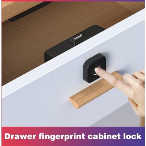 Co-He Smart Fingerprint Lock Keyless Anti-theft Cabinet Locker for Home Office Drawer Box T05