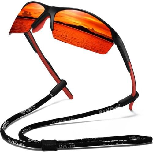 New TR90 Trend Polarized Sunglasses for Men and Women Half Frame Outdoor Driving Fishing Sports Eyeglasses Riding Sun Glasses