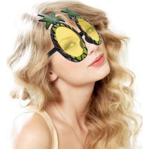 Beer festival decoration beer glasses Hawaii party decoration pineapple glasses bachelorette party funny photo props supplies