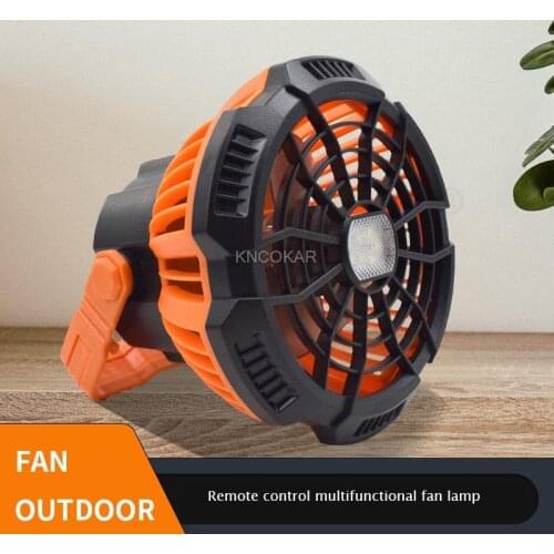 USB Outdoor Fan Lamp Remote Control Outdoor Multi-Function Fan Lamp Desktop Creative Lighting Fan Desktop Mute