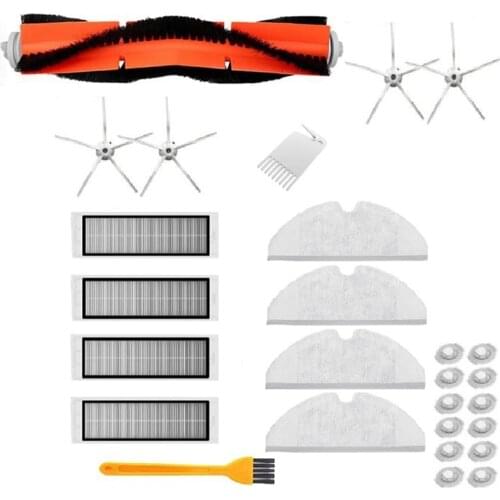 Main Brush White Side Brush HEPA Filter for Xiaomi Roborock S6 S5 MAX S60 S65 S5 S50 S55 E25 E35 Vacuum Accessories