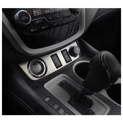 1Pc for Nissan MURANO 2015-2017 cigarette lighter Sequin sticker stainless steel