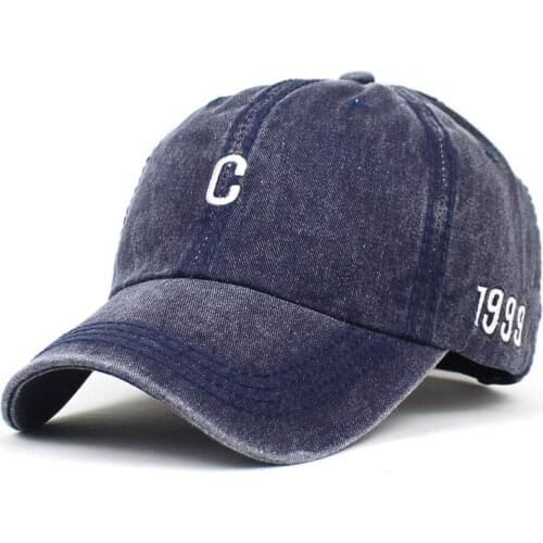 2021 C Letter Embroidery Cotton Baseball Cap Adjustable Outdoor Snapback Hats for Men and Women 257
