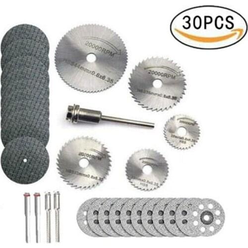 30 pieces of high speed steel saw blade thin cutting blade electric grinder saw blade electric drill circular saw blade set