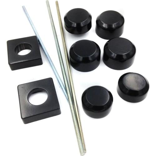 Aftermarket free shipping motor parts For Motorcycle Suzuki GSX-R GSXR600 GSXR750 GSXR1000 Motorcycle Axle Caps Cover Black