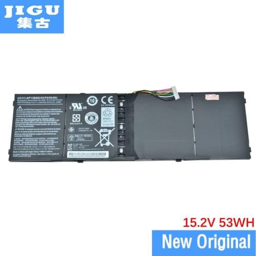 JIGU Laptop Battery AP13B8K 41CP6/60/80 FOR ACER Aspire R7-571 V5-572 V5-473 V7-481 ES1-511 ES1-512 AP13B8K 15.2V 53WH