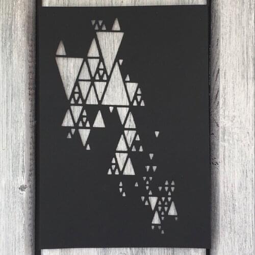 ArtScrap Background Triangles For Man Metal Cutting Dies DIY Scrapbooking Card Decorative Die Cuts