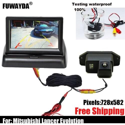 Free shipping !!! SONY CCD Chip Sensor Special Car Rear View Reverse Backup Parking Safety CAMERA for MITSUBISHI LANCER