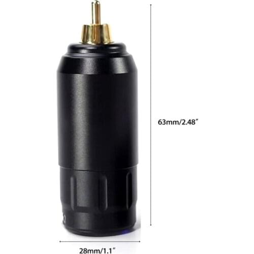 E8BB Wireless Mini Tattoo Power Supply 1200mAh Rechargeable RCA Connection Portable Professional Tattoo Pen Equipment Machine