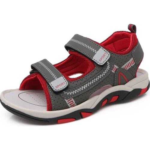 CMSOLO Kids Sandals Shoes Summer New Fashion Boys Running Sports Cool Boy Shoes Simple Flat Heels Sandal Kid Shoes Boy