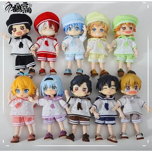 OB 11 childrens Sailor Uniform Navy style three piece suit school uniform GSC doll P9 vegetarian Molly