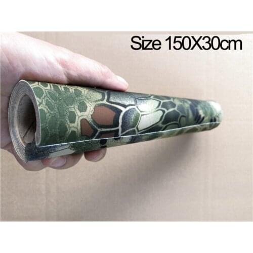 DIY camouflage waterproof tape One side Sticker sticky retractable self-viscoelastic adhesive cloth Hunting cover