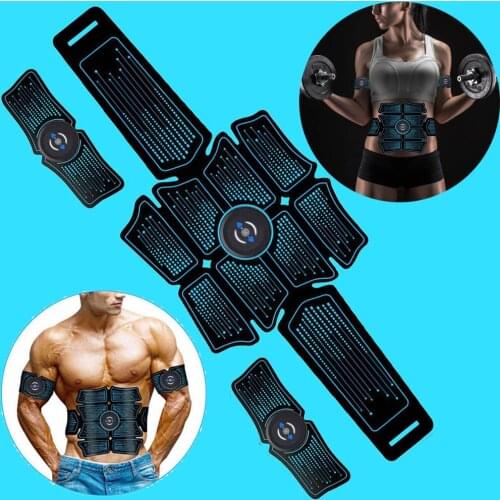 Electro Muscle Stimulation EMS Abdominal Electroestimulador Muscular Hip Trainer Body Slimming Sport Fitness Massage Home Gym