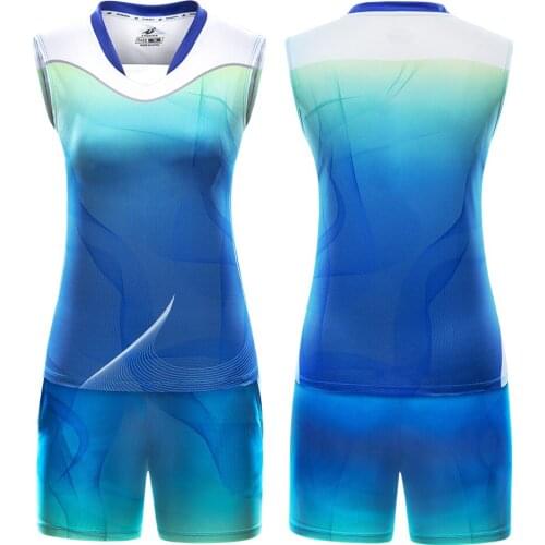 2020 volleyball Jersey Camiseta Voleibol Shirts Kit Breathable Sublimation Printing Volleyball Uniform For Men Women