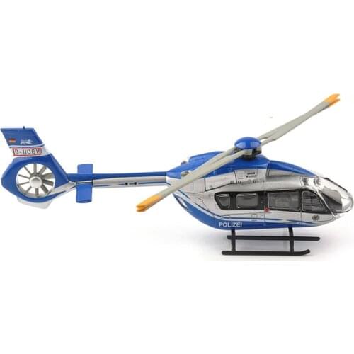 H145 1/87 Scale Diecast Helicopter Polizei Schuco Airplane Model for Fans Kids Gift