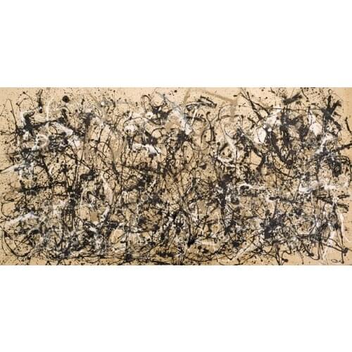 100% handmade Oil Painting reproduction on linen canvas,autumn rhythm number 30,Free Shipping,accept custom made,Museum Quality