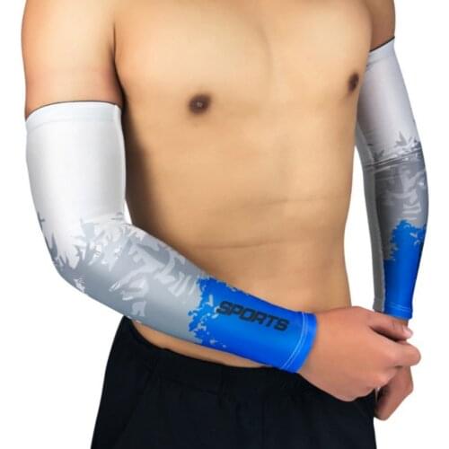 Outdoor Men Sport Cycling Running Bicycle UV Sun Protection Cuff Cover Protective Arm Sleeve Bike Arm Warmers