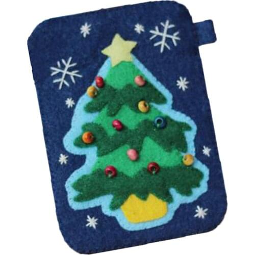 Christmas Card Protector Fabric Felt Kit Non-woven Cloth Craft Felt Material Needlework Supplies