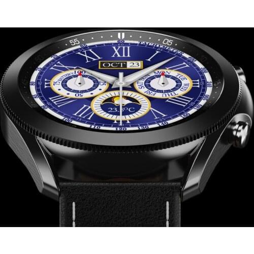 Smart watch men 2021 Bluetooth call Health monitoring smartwatch Fitness clock, Fashion leather for Smart wear women