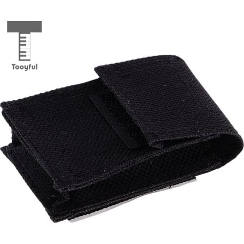 Tooyful 1 Pc Nylon Guitar Bass Active Pickup Battery Cover Bag Holder 9V Compartment