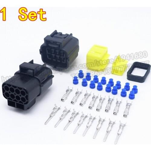 1 Set 8 Pins Way Waterproof Automotive Connector Plugs Enhanced Seal 1.8 Series New Car Part