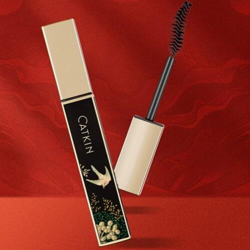 Catkin Golden Bird Table Phoenix Feather Mascara Thick Waterproof Long Lasting Smear-Proof Makeup Lengthened Base