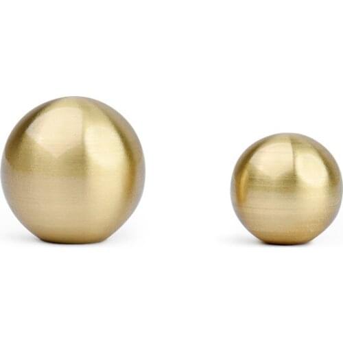 Gold Round shape Solid Brass Cabinet Knobs and Handles Cupboard Wardrobe Vintage Knobs Drawer Pull Handles