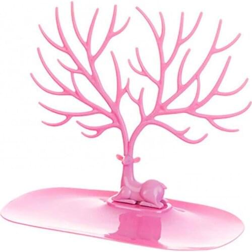 80% Hot Sales Jewelry Necklace Earrings Bracelet Deer Stand Display Organizer Holder Show Rack