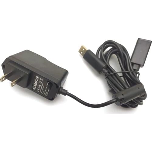 AC Adapter Power Supply USB Charger Cable for Xbox 360 Kinect US Plug