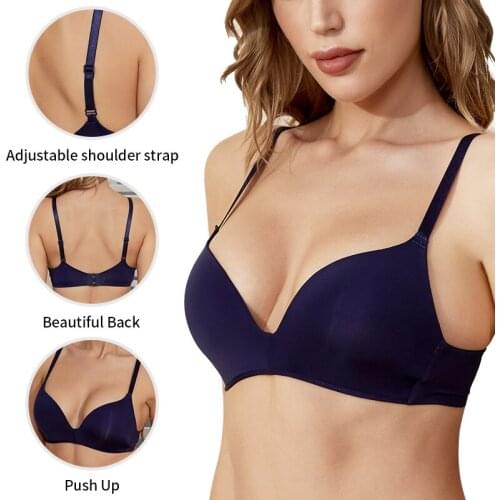 Women Sexy Bras Push Up Lingerie Thin Seamless Brassiere Wireless Bra No Trace Wire Underwear Bralette Female Intimates A B Cup