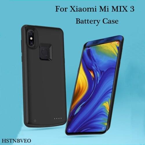 For Xiaomi Mi MIX 3 Battery Case 6500mAh External Power Bank Charging Cover For Xiaomi MIX 3 Portable Battery Charger Case