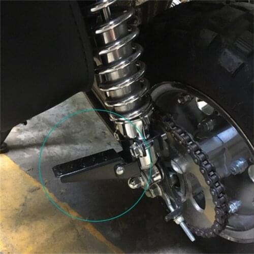 1Pair Black Steel Motorcycle Bike Parts Frame Foot Pegs Pedals Folding Custom 25mm-30mm Motorcycle Accessories