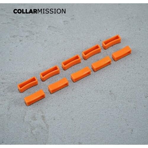Colorful spray paint plastic retainer leather belt cat collar dog collar diy parts 20mm orange SK20SJ12