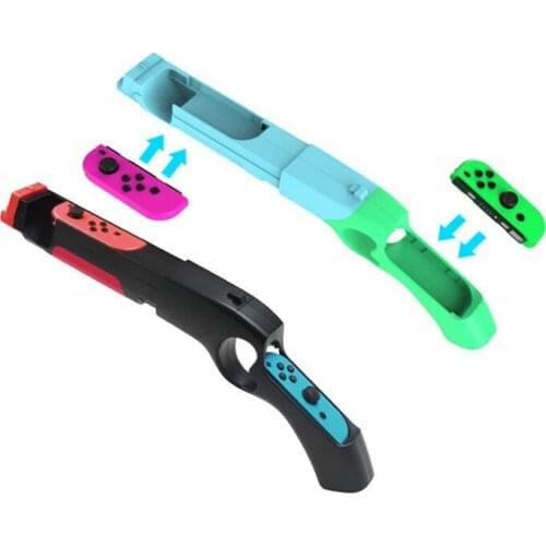 For the Switch shooting game gun move Mori handle butt butt NS game console accessories