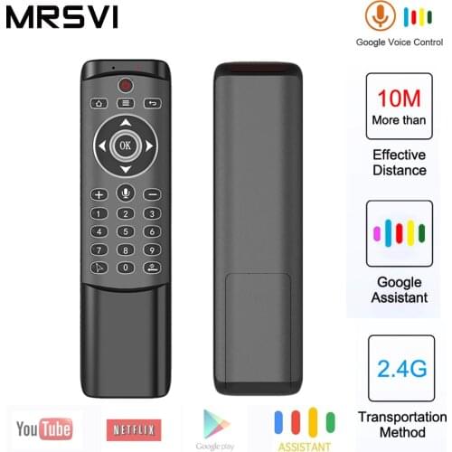 MT1 Voice Remote Control 2.4G Wireless Air Mouse Microphone Gyroscope IR Learning PK G10S G20S G30 C120