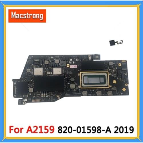 Tested A2159 Motherboard 820-01598-A for MacBook Pro 15" A2159 Logic Board 1.4GHz 8GB 256GB 2019 Year