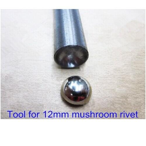 Metal Tool to Snap 12mm Mushroom Rivet Studs Spots and Base Together,Mushroom Rivet Tool,Hand Tool For installing Rivet