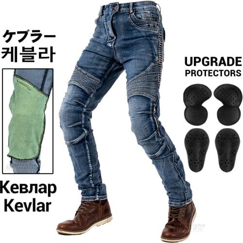 Motorcycle Jeans Men Aramid Motorcycle Pants Moto Jeans Protective Gear Riding Touring Motorbike Trousers Motocross Trousers