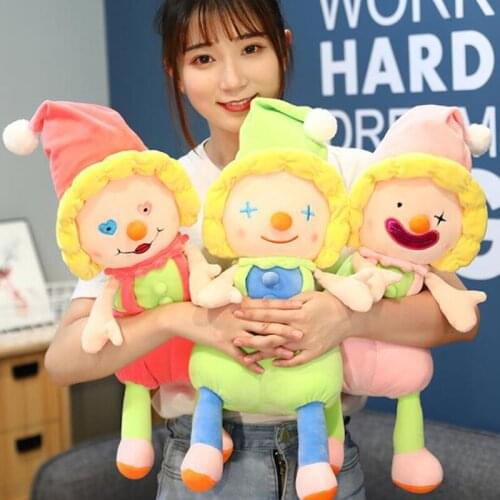 New fantasy clown doll plush toy childrens play doll stuffed gift