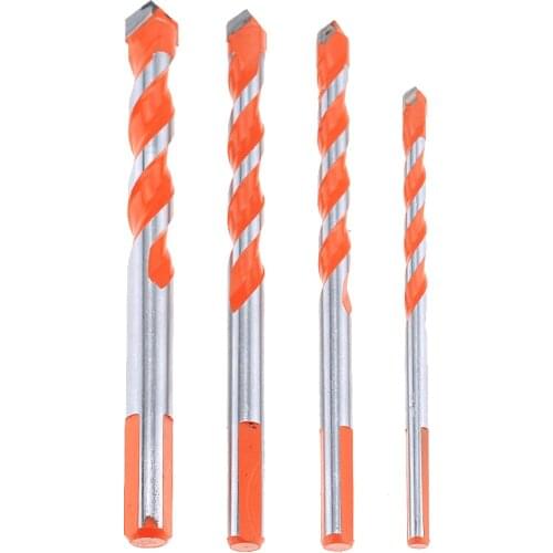 New 1PCS 6-12mm Tile Drill Bits Triangle Tile Drill Ceramic Concrete Tungsten Carbide Drill Power Accessories Woodworking Tool
