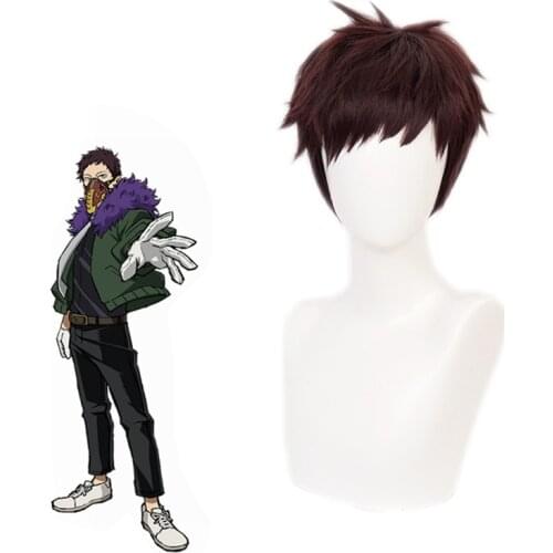 My Hero Academia Overhaul Chisaki Kai Short Wig Cosplay Costume Boku No Hero Academia Heat Resistant Synthetic Hair Wigs Pelucas