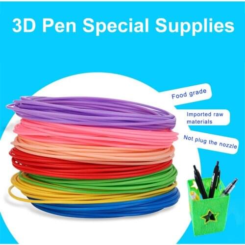 PLA 1.75mm Filament Printing Material Plastic 20Color Refills Modeling Stereoscopic 3D Printer Extruder Pen Accessories 5 Meter