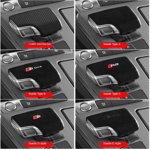 Suitable for Audi A4/A5/A6/Q5L/Q7 car interior products to change decoration A6L gear handle shell A4L fluffing gear cover