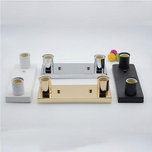 Rectangle Strip box ceiling plate lamp holder 230mm lamp base for bar restaurant clothing store aisle lighting 2pcs