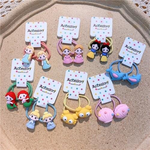 Korean Style New Baby Cute Cartoon Animal Hair Ties Girls Rubber Band Hair Rope Headwear for Children Fashion Hair Accessories