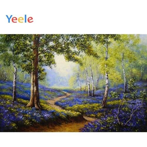 Spring Flower Forest Scene Baby Portrait Backdrop Photography Background For Photo Studio Booth Shoot Vinyl Photophone Photozone