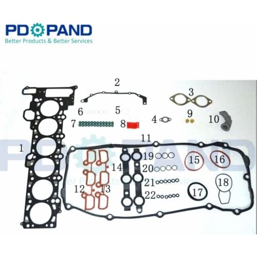 Top Quality Engine Overhaul Rebuilding Gasket Kit Upper and Lower For BMW M54B22