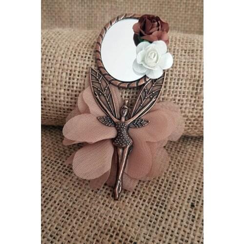 Angel Mirror Laser Flowering Promise Henna Wedding Candy Gift 50 Pcs