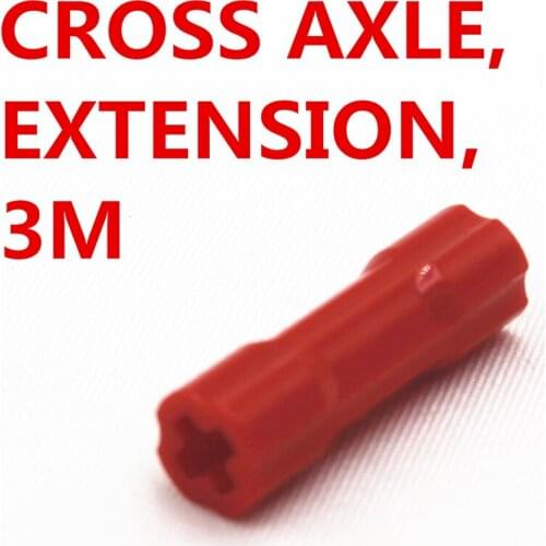 MOC Technic 10pcs Technic CROSS AXLE, EXTENSION, 3M compatible with lego NOC-6153686